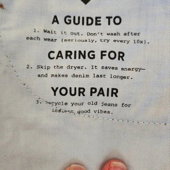 Madewell A line Denim  skirt size 26 - Picture 14 of 14